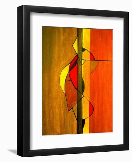 Meeting in the Middle II-Ruth Palmer-Framed Art Print