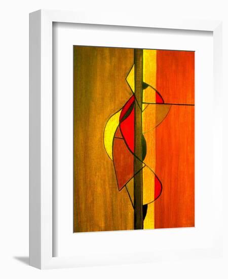 Meeting in the Middle II-Ruth Palmer-Framed Art Print