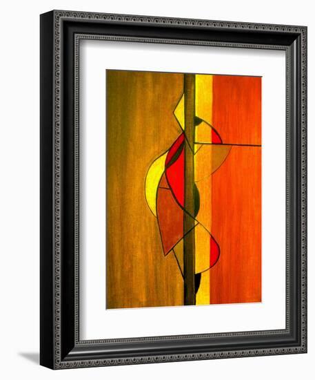 Meeting in the Middle II-Ruth Palmer-Framed Art Print