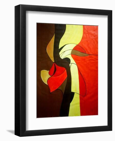 Meeting in the Middle III - Reworked-Ruth Palmer 3-Framed Art Print