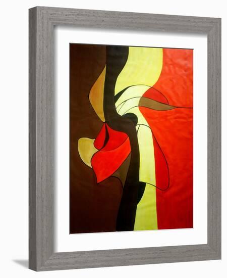 Meeting in the Middle III - Reworked-Ruth Palmer 3-Framed Art Print