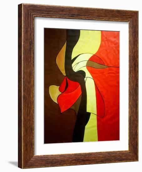 Meeting in the Middle III - Reworked-Ruth Palmer 3-Framed Art Print