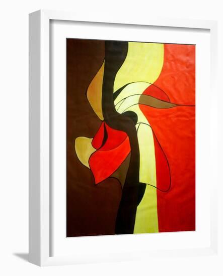 Meeting in the Middle III - Reworked-Ruth Palmer 3-Framed Art Print