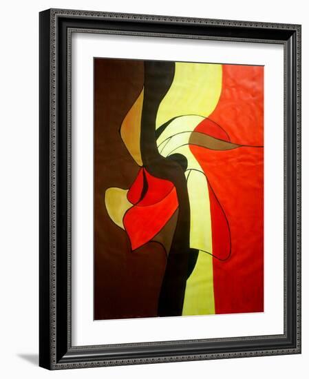 Meeting in the Middle III - Reworked-Ruth Palmer 3-Framed Art Print