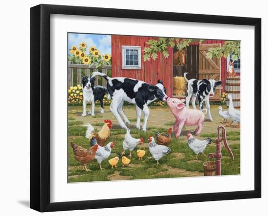 Meeting New Friends-William Vanderdasson-Framed Giclee Print