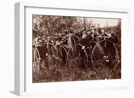 Meeting of Cyclists, c.1900-American Photographer-Framed Photographic Print