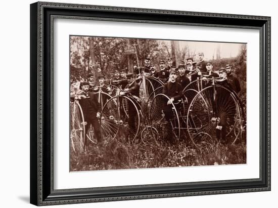 Meeting of Cyclists, c.1900-American Photographer-Framed Photographic Print