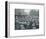 Meeting of London business men on Tower Hill, held after sinking of the Lusitania, c.1915-Unknown-Framed Photographic Print