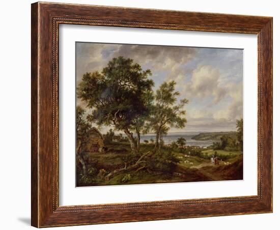 Meeting of the Avon and the Severn, 1826-Patrick Nasmyth-Framed Giclee Print