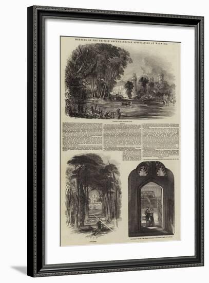 Meeting of the British Archaeological Association at Warwick-null-Framed Giclee Print