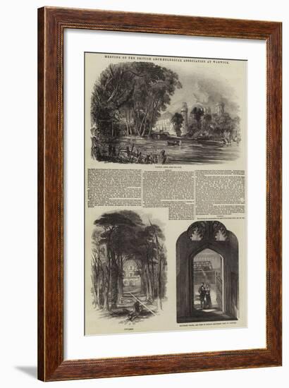 Meeting of the British Archaeological Association at Warwick-null-Framed Giclee Print