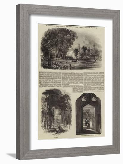 Meeting of the British Archaeological Association at Warwick-null-Framed Giclee Print