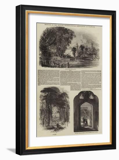 Meeting of the British Archaeological Association at Warwick-null-Framed Giclee Print