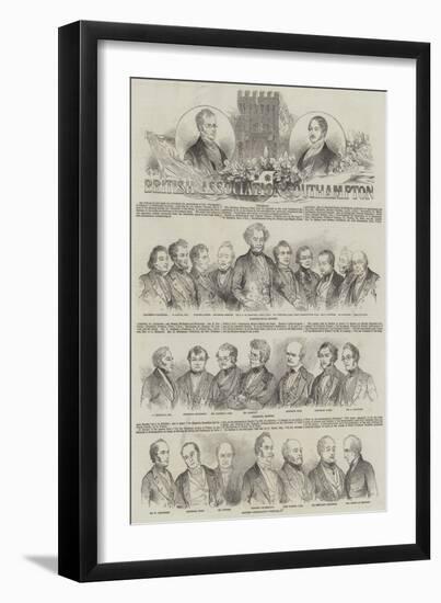 Meeting of the British Association at Southampton-null-Framed Giclee Print