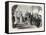 Meeting of the French and Spanish Royal Families in the Hotel De Ville, St. Sebastian, 1865-null-Framed Premier Image Canvas