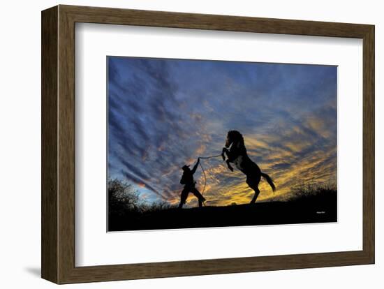 Meeting of the Minds (color)-Barry Hart-Framed Art Print