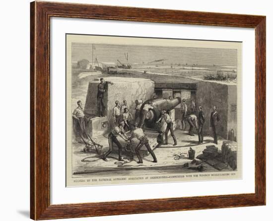 Meeting of the National Artillery Association at Shoeburyness-null-Framed Giclee Print