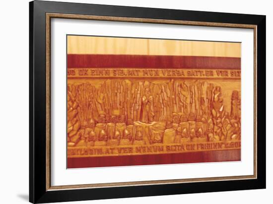 Meeting of the Thing (Iceland's Democratic Parliament) in AD1000-Unknown-Framed Giclee Print