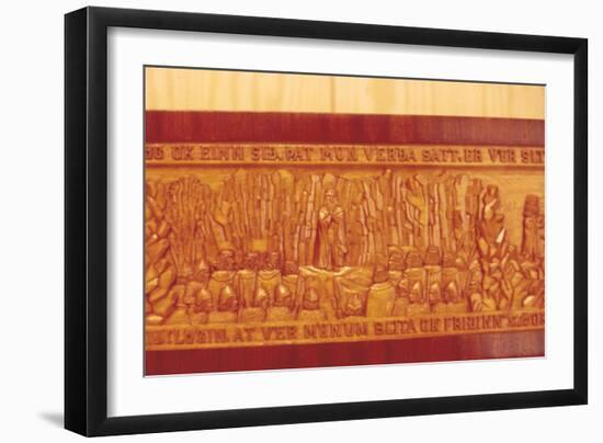 Meeting of the Thing (Iceland's Democratic Parliament) in AD1000-Unknown-Framed Giclee Print