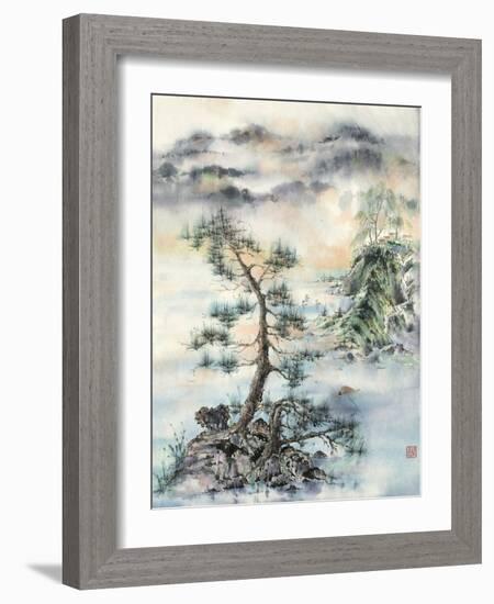 Meeting of the Wind, Nature & Man-Nan Rae-Framed Art Print