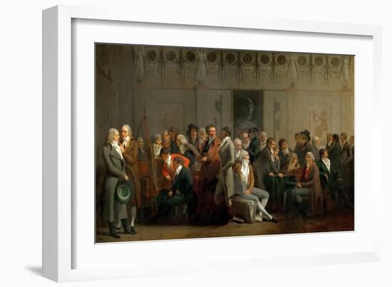 Meeting Of-Louis-Léopold Boilly-Framed Giclee Print