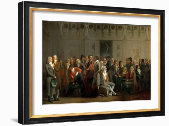 Meeting Of-Louis-Léopold Boilly-Framed Giclee Print