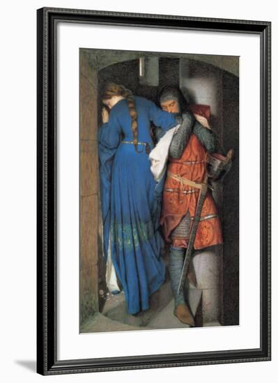 Meeting on the Turret Stairs-Frederick William Burton-Framed Giclee Print