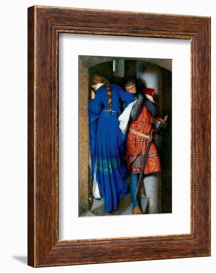 Meeting on Turret Stairs-Frederick William Burton-Framed Premium Giclee Print