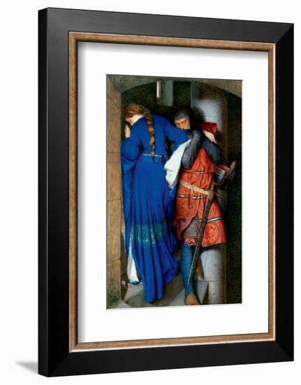 Meeting on Turret Stairs-Frederick William Burton-Framed Premium Giclee Print