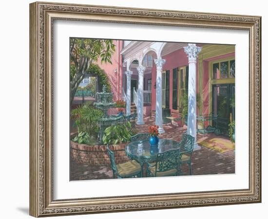 Meeting Street Inn Charleston-Richard Harpum-Framed Art Print