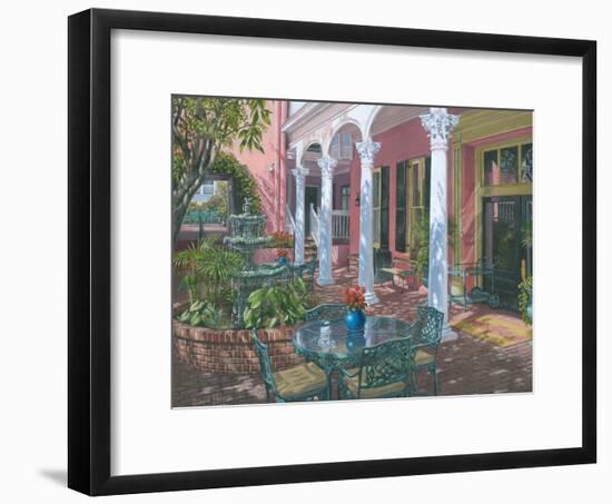 Meeting Street Inn Charleston-Richard Harpum-Framed Art Print