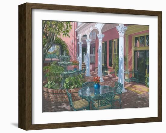 Meeting Street Inn Charleston-Richard Harpum-Framed Art Print