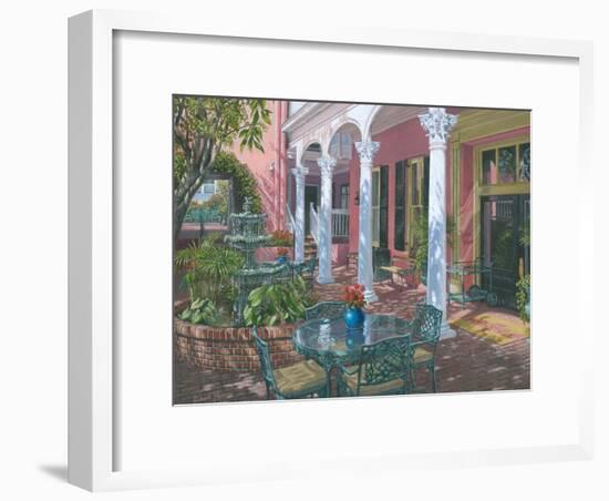 Meeting Street Inn Charleston-Richard Harpum-Framed Art Print