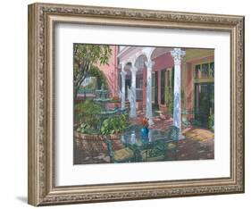 Meeting Street Inn Charleston-Richard Harpum-Framed Art Print