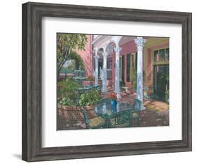 Meeting Street Inn Charleston-Richard Harpum-Framed Art Print