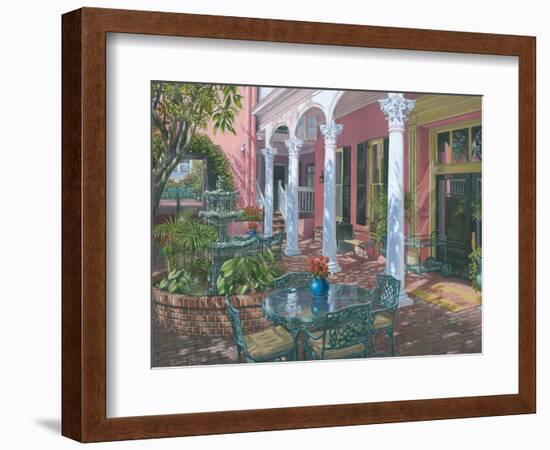 Meeting Street Inn Charleston-Richard Harpum-Framed Art Print