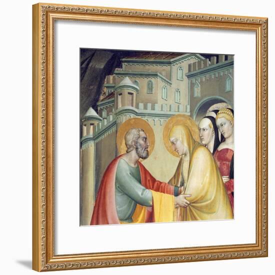 Meeting with Saint Anne-null-Framed Giclee Print