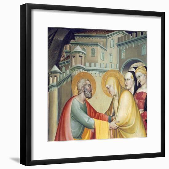 Meeting with Saint Anne-null-Framed Giclee Print