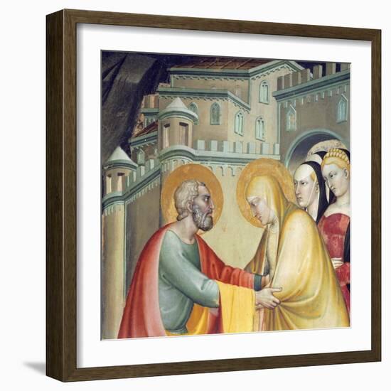 Meeting with Saint Anne-null-Framed Giclee Print