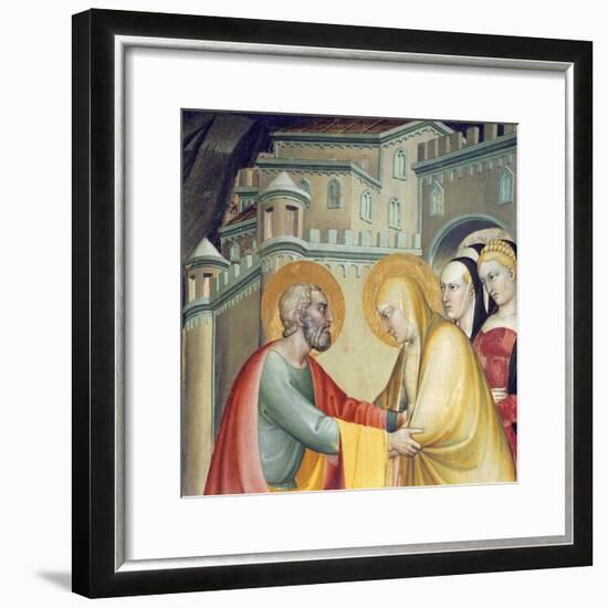 Meeting with Saint Anne-null-Framed Giclee Print