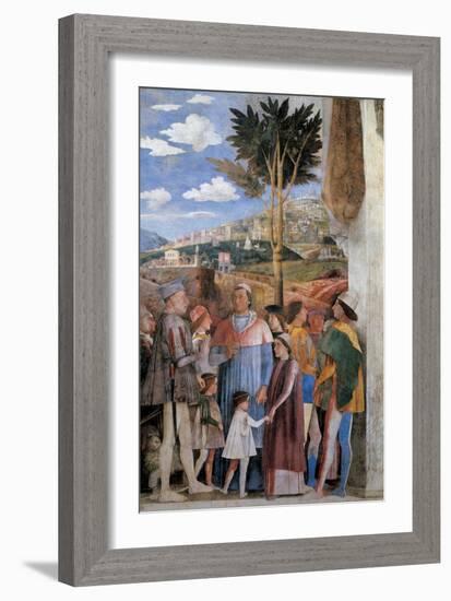 Meeting-Andrea Mantegna-Framed Art Print