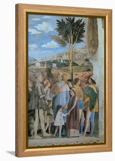 Meeting-Andrea Mantegna-Framed Stretched Canvas