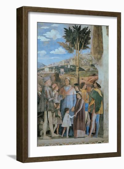 Meeting-Andrea Mantegna-Framed Art Print