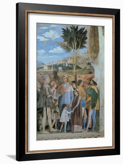 Meeting-Andrea Mantegna-Framed Art Print