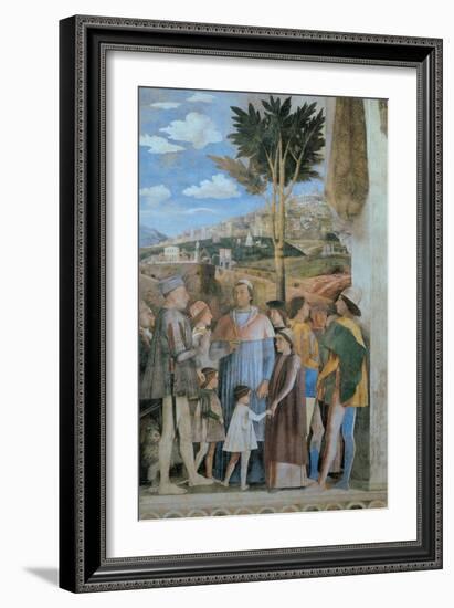 Meeting-Andrea Mantegna-Framed Art Print