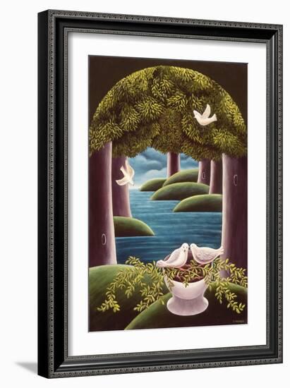 Meeting-Jerzy Marek-Framed Giclee Print