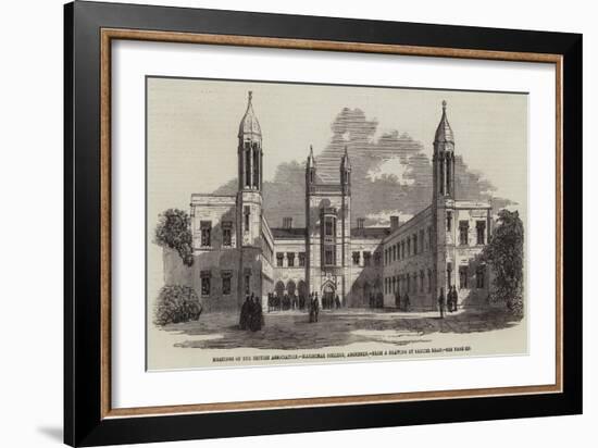 Meetings of the British Association, Marischal College, Aberdeen-Samuel Read-Framed Giclee Print