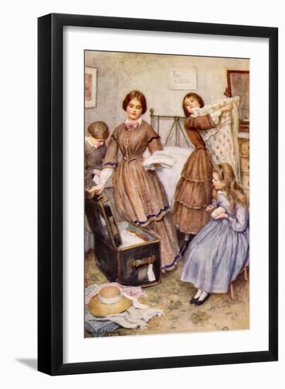 Meg Goes to Vanity Fair-Harold Copping-Framed Giclee Print