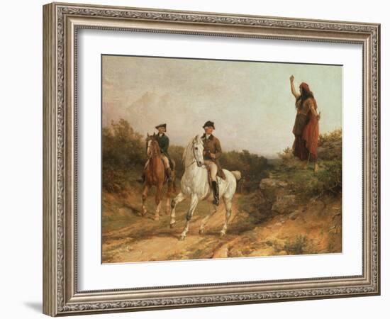 Meg Merrilies from Keats' Poem Old Meg She Was a Gypsy-Heywood Hardy-Framed Giclee Print