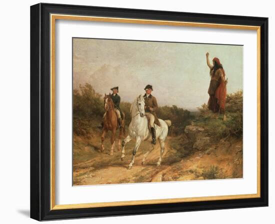 Meg Merrilies from Keats' Poem Old Meg She Was a Gypsy-Heywood Hardy-Framed Giclee Print